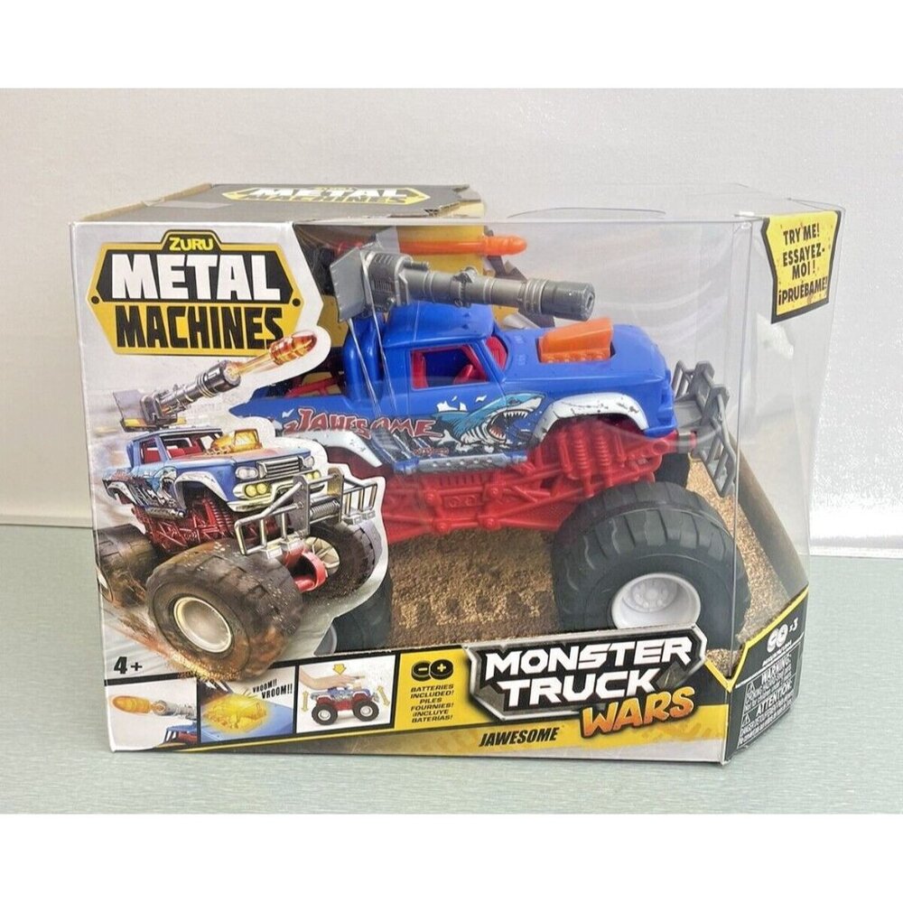 Zuru Metal Machines Monster Truck Wars Jawesome New - Picture 1 of 14